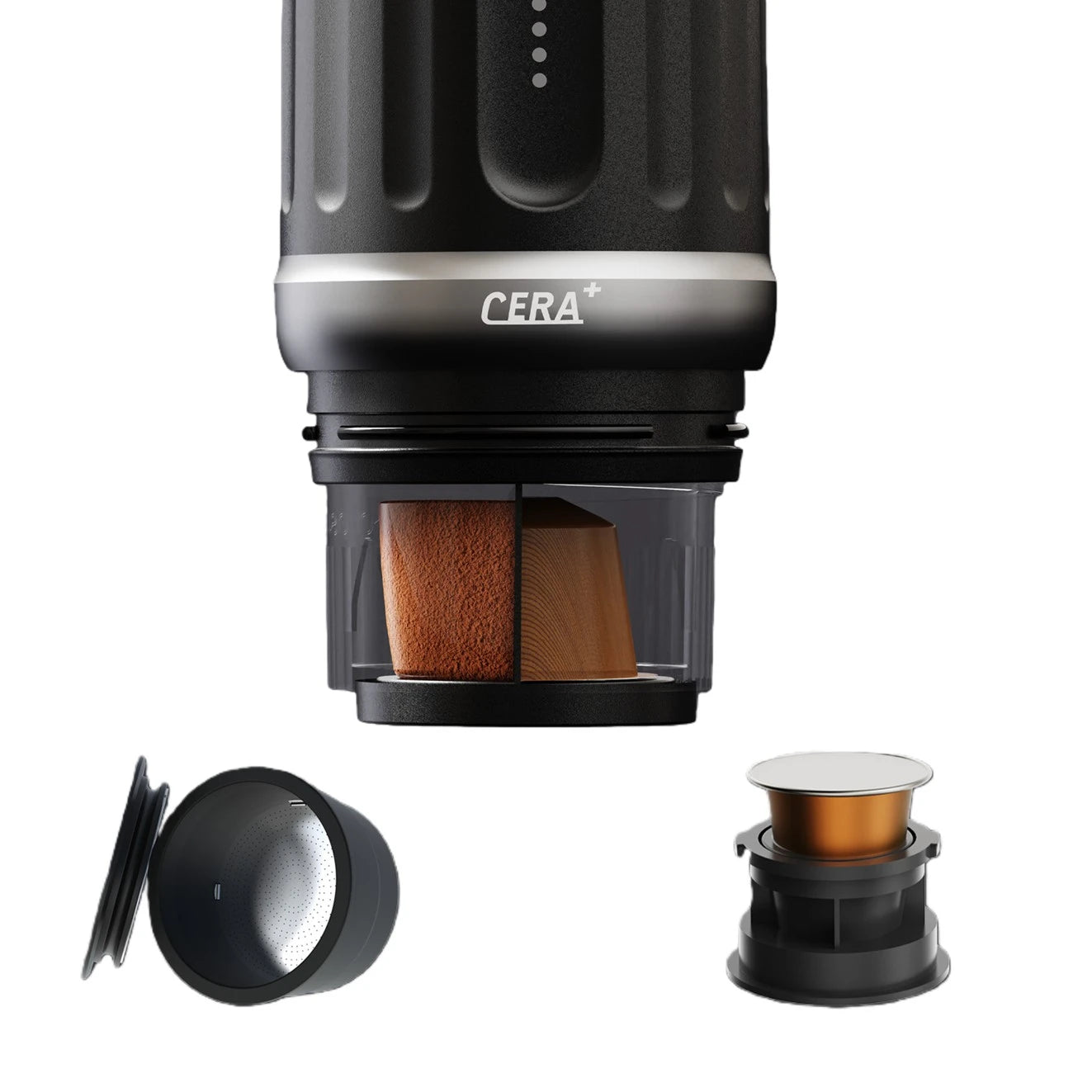 CERA+　ポータブルエスプレッソマシン Amazon.com: CERA+ Portable Espresso Maker Pro Version Self-Heating